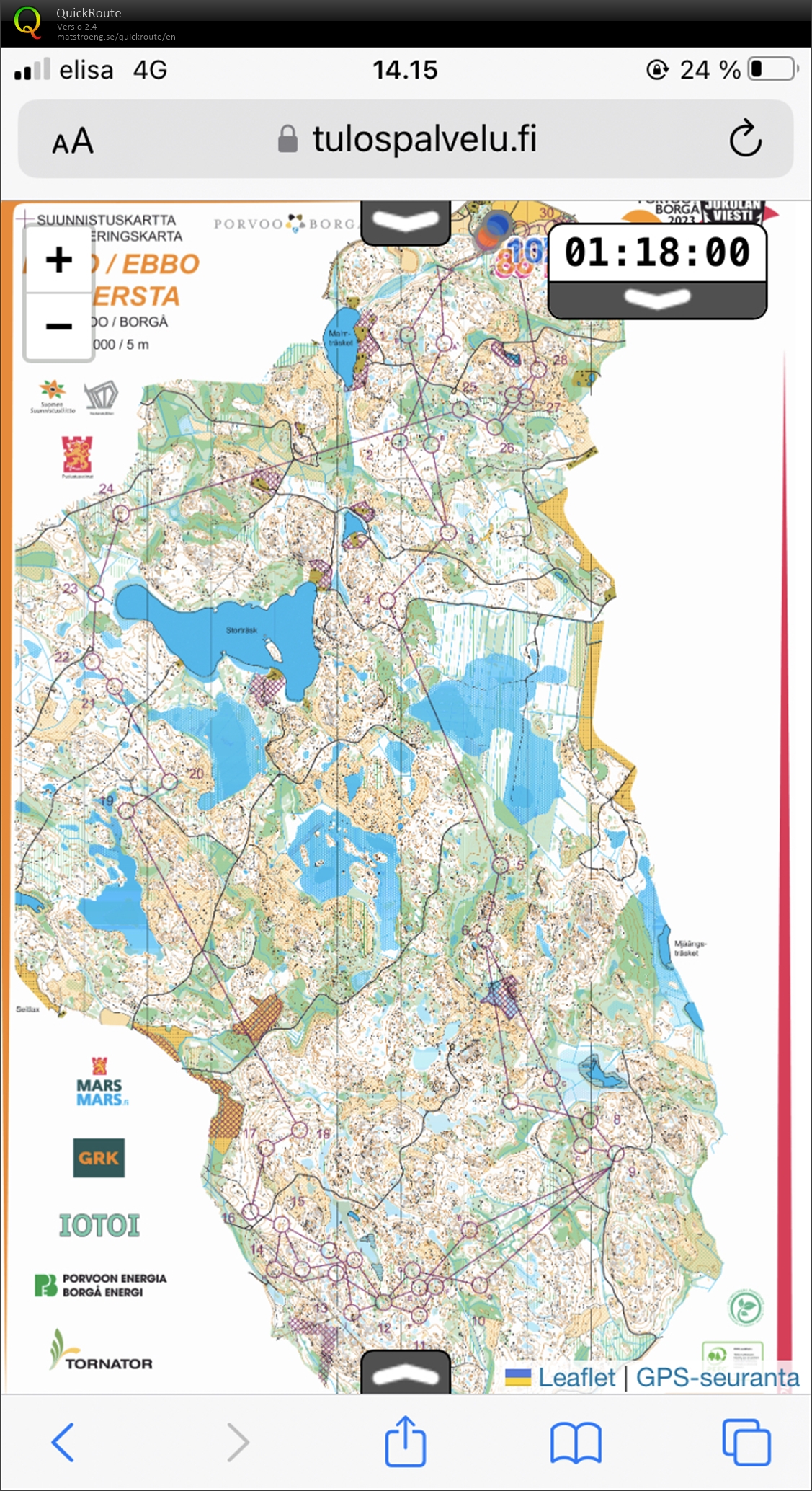 Jukola 3 osuus (2023-06-18)