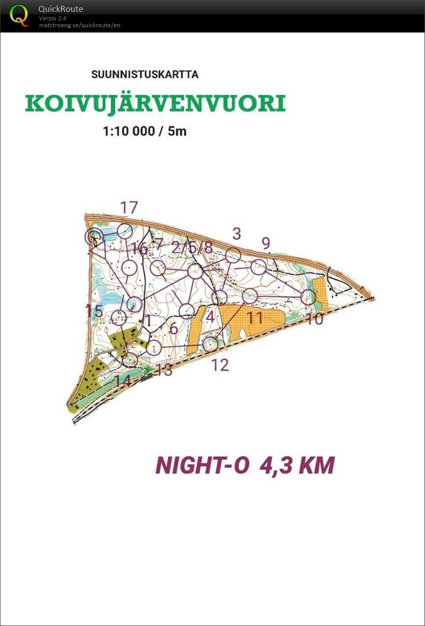 Koivujärvenvuori yö (18.09.2023)