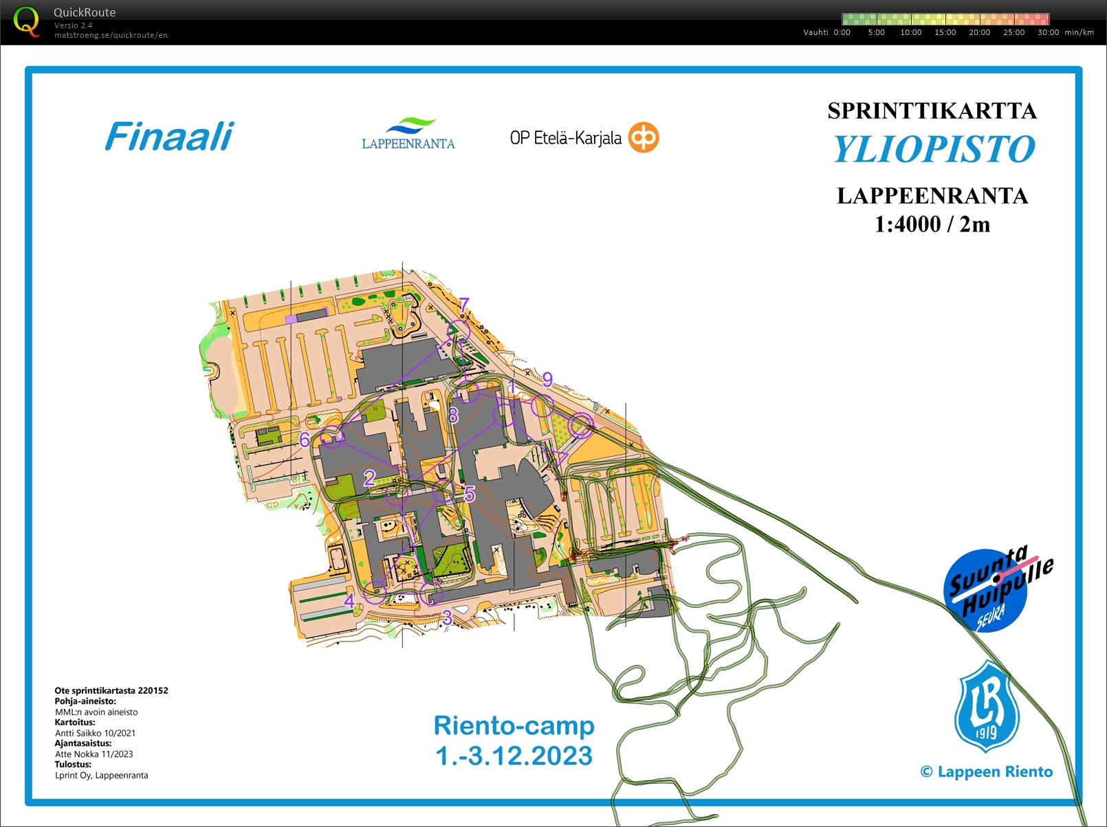 Sprintti yliopisto finaali (02/12/2023)