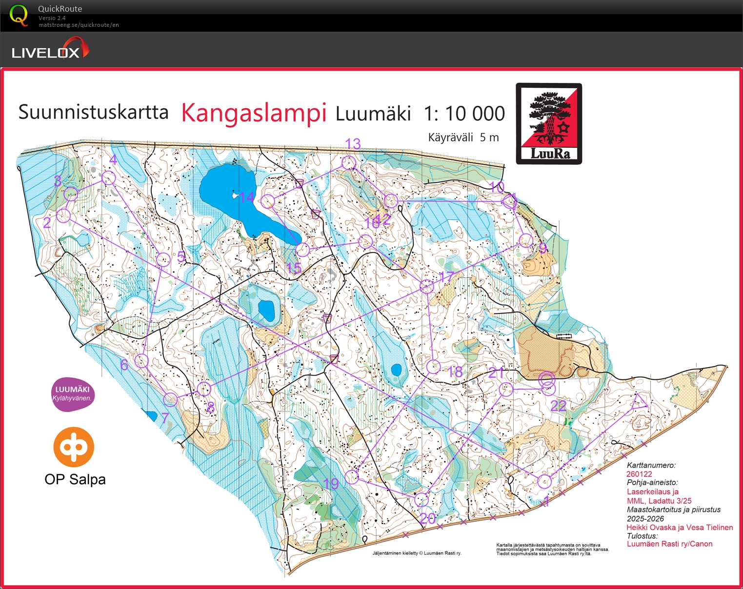 Luumäki-rastit (24/05/2026)